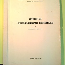 CORSO DI PREATLETISMO GENERALE DI GIUSEPPE RUSSO SCUOLA CENTRALE SPORT 1968/69