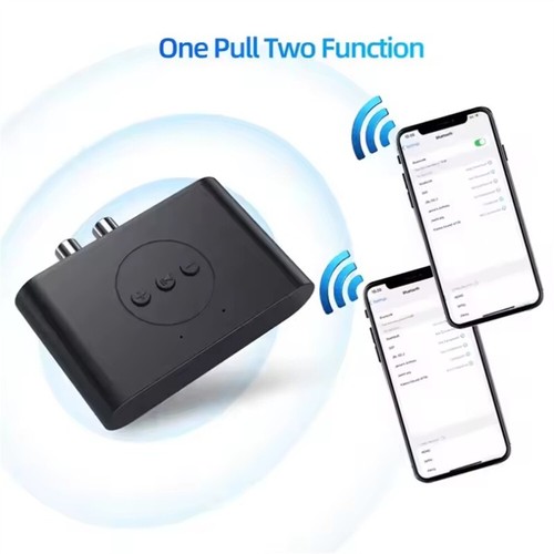 Receiver Audio Stereo Adapter 3,5mm Klinke AUX auf 2 Cinch Wireless Bluetooth 5.2 NFC - Bild 7 von 12