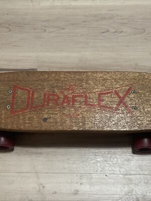DURAFLEX Wood Old School '70s Surf Style Skateboard Vintage Man