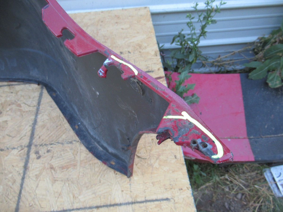 30７ 赤いス-パ-ボディ-プロテクタ- 2009-2011 Chevy Aveo5 Htbk Front Right Passenger Side Fender Red