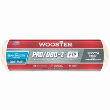 Wooster RR666-9 FTP Paint Roller Cover, 3/8-In. Nap, 9-In. - Quantity 12