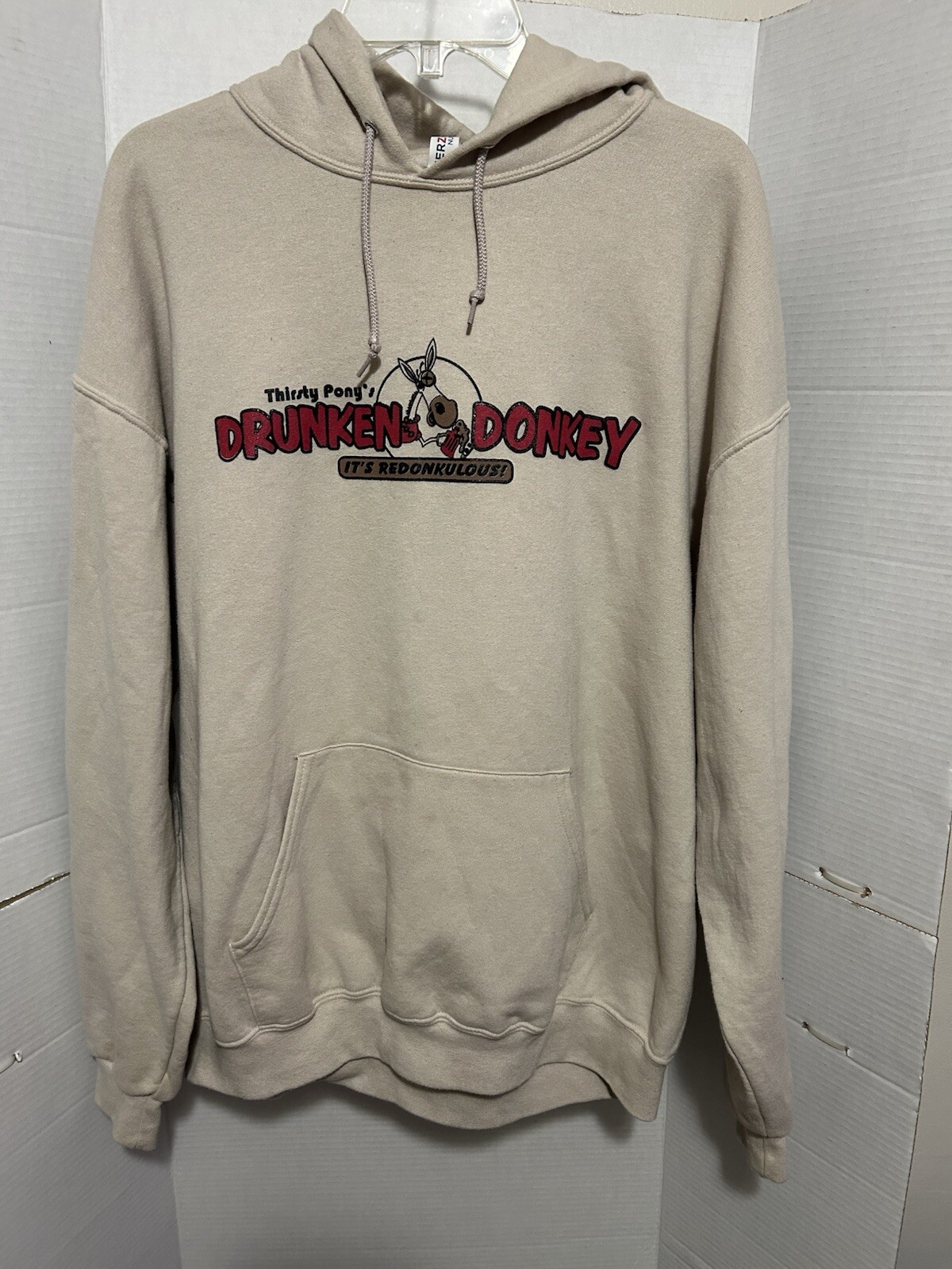 Felpa con cappuccio Drunken Donkey Thirsty Pony's Sandusky Ohio XL