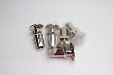 5-Pk Stainless Steel Heavy Duty Casters and Adjustable Flange Feet 5"