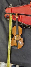 8" Replica Violin With Bow And Case
