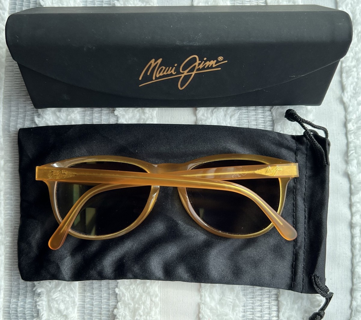Maui Jim Pau Hana Sunglasses with Woven Tan Case NWOT Amazon.com: Maui Jim Men main image 4