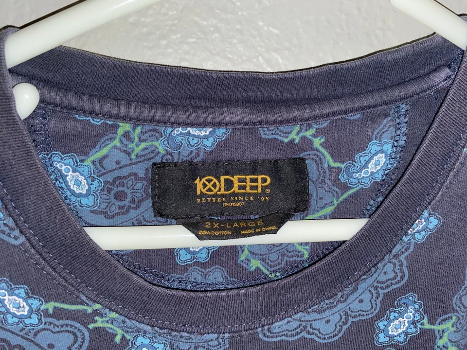 lot 8 vintage Streetwear shirts Crooks Castle 10 Deep Black Scale Wu Tang Denver - Image 2 of 4