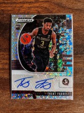 2020 Panini Prizm Draft Picks Trent Forrest Fast Break Silver Auto