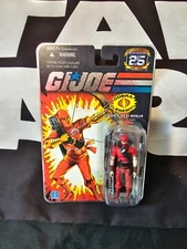 Cobra Red Ninja FOIL G.I. JOE COBRA 25th Anniversary MOC NEW