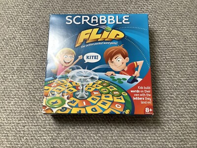 Neu & versiegelt Scrabble Flip Kinder Brettspiel 8+ Mattel