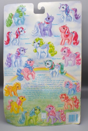 Hasbro My Little Pony Pegasus Firefly 1988 vintage sellado MLP G1 juguete ¡sin usar, en caja!! - Imagen 3 de 12