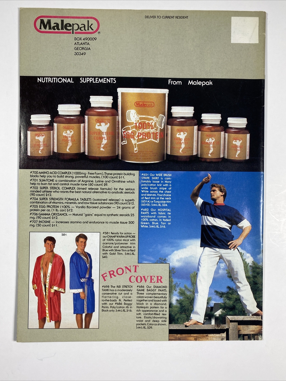 MALEPAK catalog 1990 Vol 13-1 gay interest underwear undergear swimwear ...