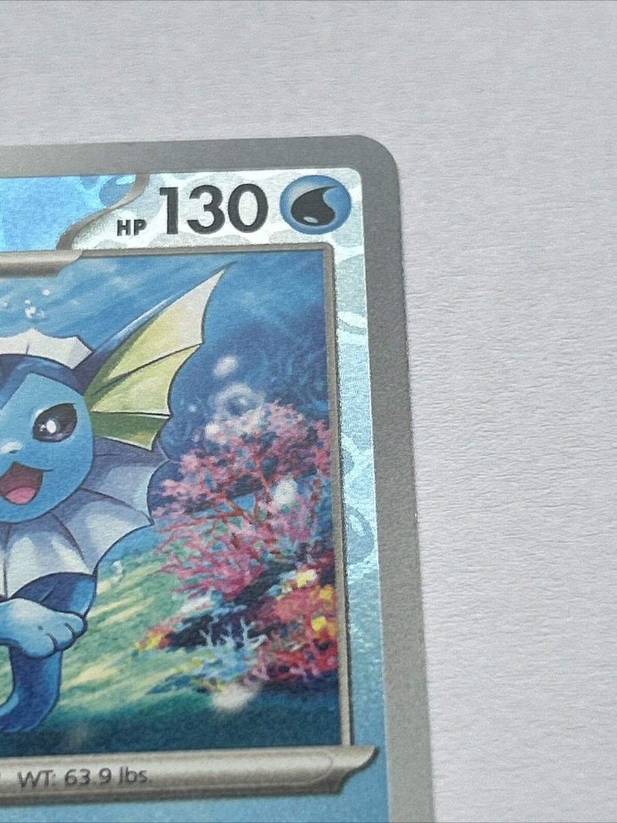 Carte Pokemon Vaporeon 022/131 - Reverse Foil Prismatic Evolutions | Carte Collection Authentique