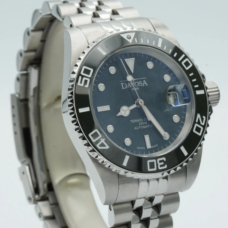 DAVOSA TERNOS DIVEr AUTOMATIK HERREN UHR STAHL NEUWERTIG 40MM 161.555.07 PAPIERE - Bild 2 von 4
