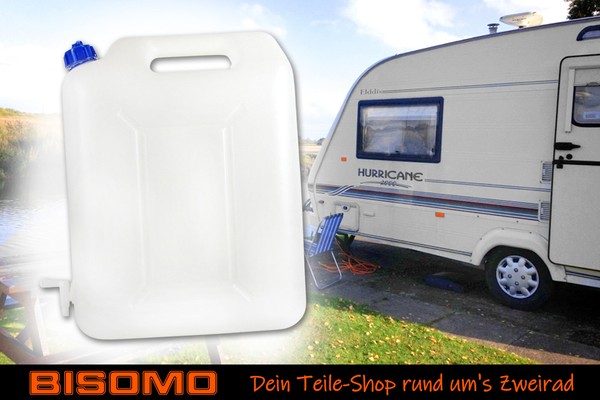 Wasserkanister 10L Trinkwasserkanister Kanister M. Hahn Camping Garten Wohnmobil-image