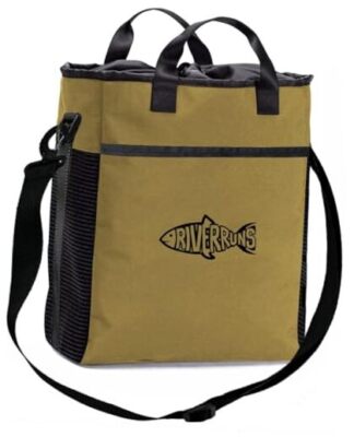  Fishing Hunting Wader Bag with Vented Mesh, Waders Boots Bag, Medium 30L Khaki