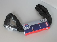 ABUS Lucchetto A Catena Tresor 1385/110 Nero, Moto Scooter Quad ATV