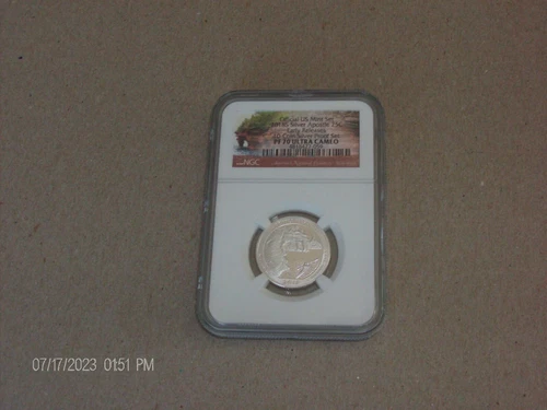 2018 Apostle Island Silver NGC PF70 Early Releases Quarter(From 10 coin Sil Set)