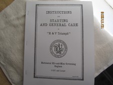 Root & VanDerVoort  1HP & Larger Horizontal Hit & Miss Engine Instruction Manual