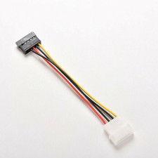 4 Pin IDE to 15 Pin Serial ATA SATA HDD Hard Drive Power Adapter Cable 1 PCS