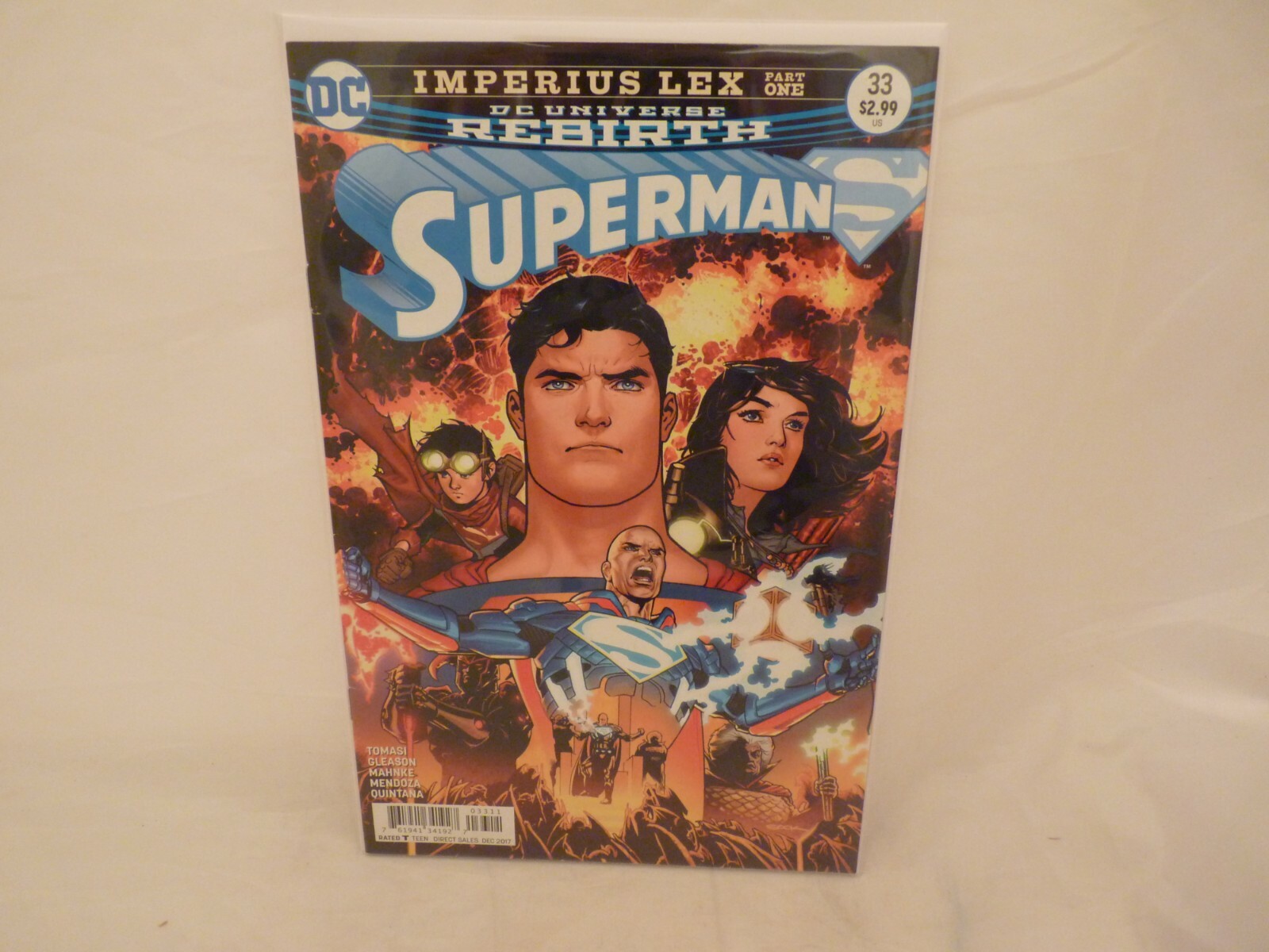 DC Comics SUPERMAN Universe Rebirth! #33 Dec 2017 Imperius Lex VF w