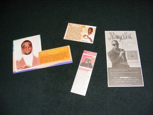 KANYE WEST magazine clippings with POSTERS - Picture 7 of 7