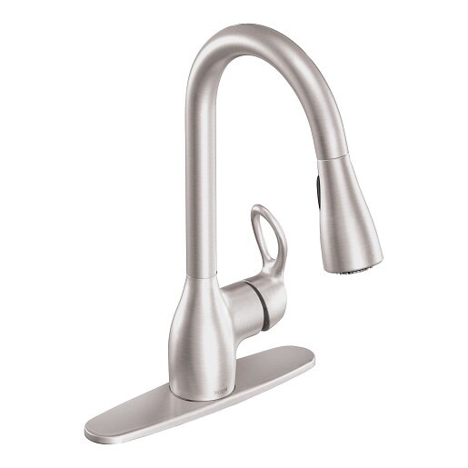 MOEN Kleo Single-Handle Pull-Down Sprayer Kitchen Faucet Spot Resist Stainless
