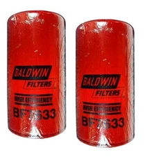 Baldwin BF7633 Heavy Duty Diesel Fuel Spin-On Filter (Pack of 2)