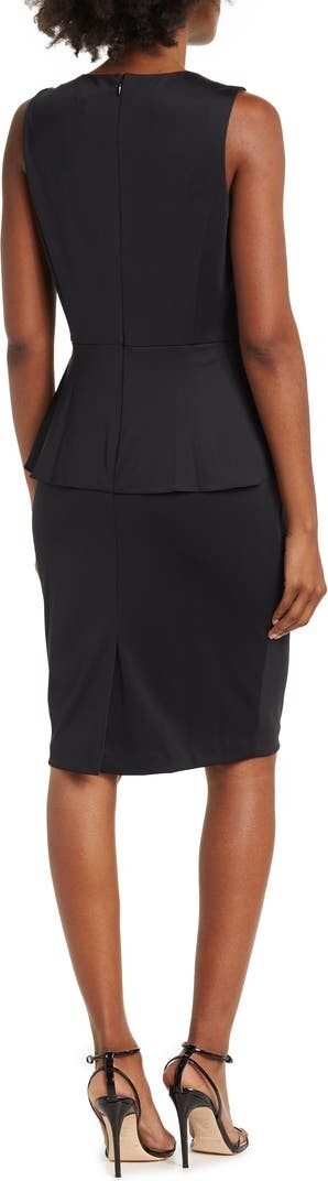 donna karan peplum dress Donna Karan Navy and Lapis Blue Silk Spaghetti Strap Slip Gown with Long Peplum 8 at 1stDibs