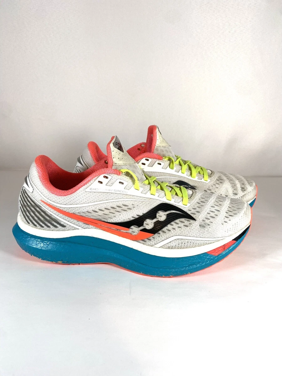 Size 14- Saucony Endorphin Speed White Mutant - S20597-10 | eBay