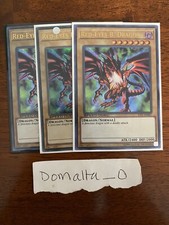 3x Yugioh Red-Eyes B. Dragon STP1-EN007 Ultra Rare Speed Duel NM/VLP Playset