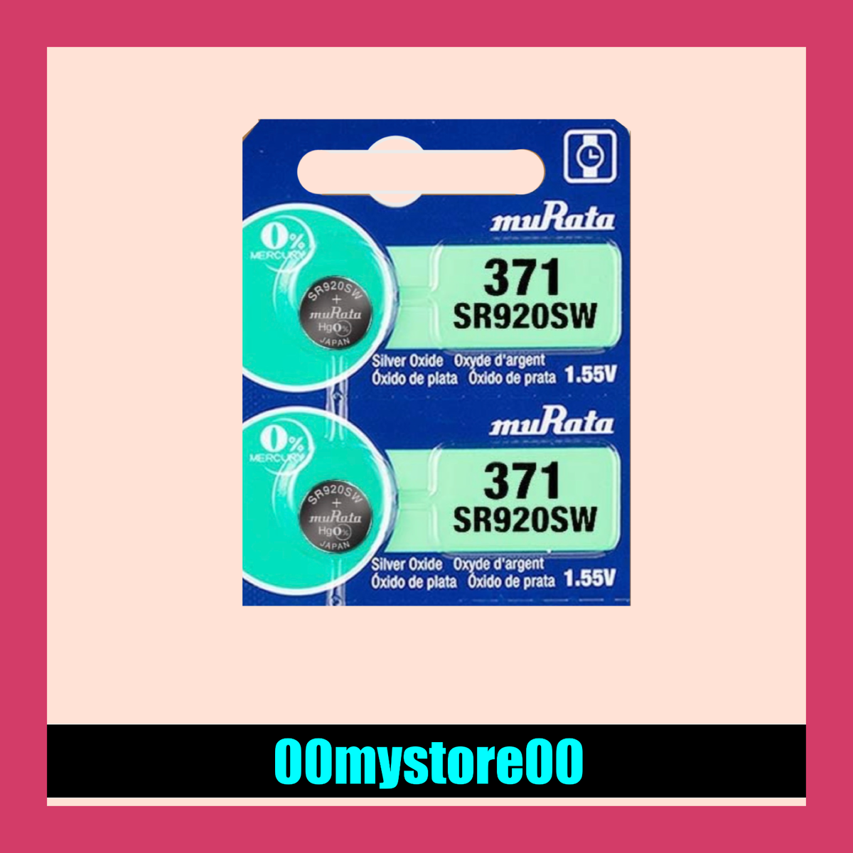 BATTERIA 370 / 371 ARGENTO DURACELL (SR920SW-1ba) 1.5V WATCH - D371 - Foto 10