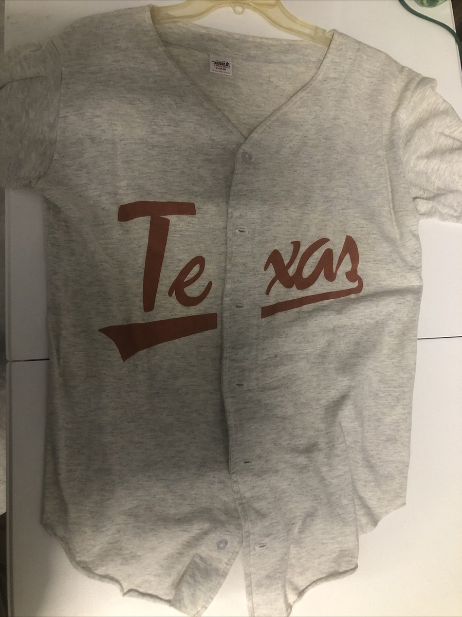 Vintage Texas Longhorns Baseball Jersey University Of Texas