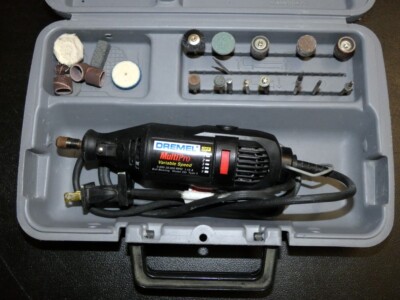 Dremel Multi Pro Rotary Tool Model 395 Type 5 with Case and Some Accessories