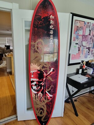 ディズニー限定サーブボード Disney Pirates Of The Caribbean Surftech Surfboard Limited