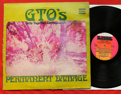 GTO's   Permanent Damage - LP - UK 1st. 1969 - Psychedelic Rock, Avantgarde, Exp