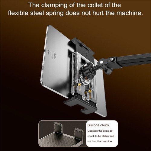 Halterung Tisch Bett 360° Schwanenhals Halter für Smartphone Ipad Handy Halter - Afbeelding 5 van 13
