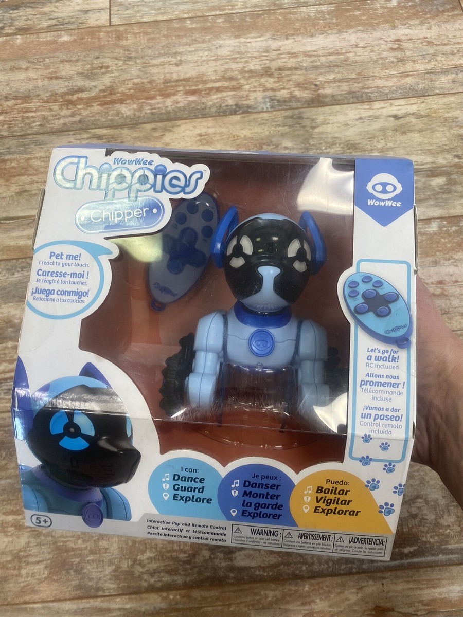 Interactive Chipper Robot Dog WowWee Chippies Chipper Robotic