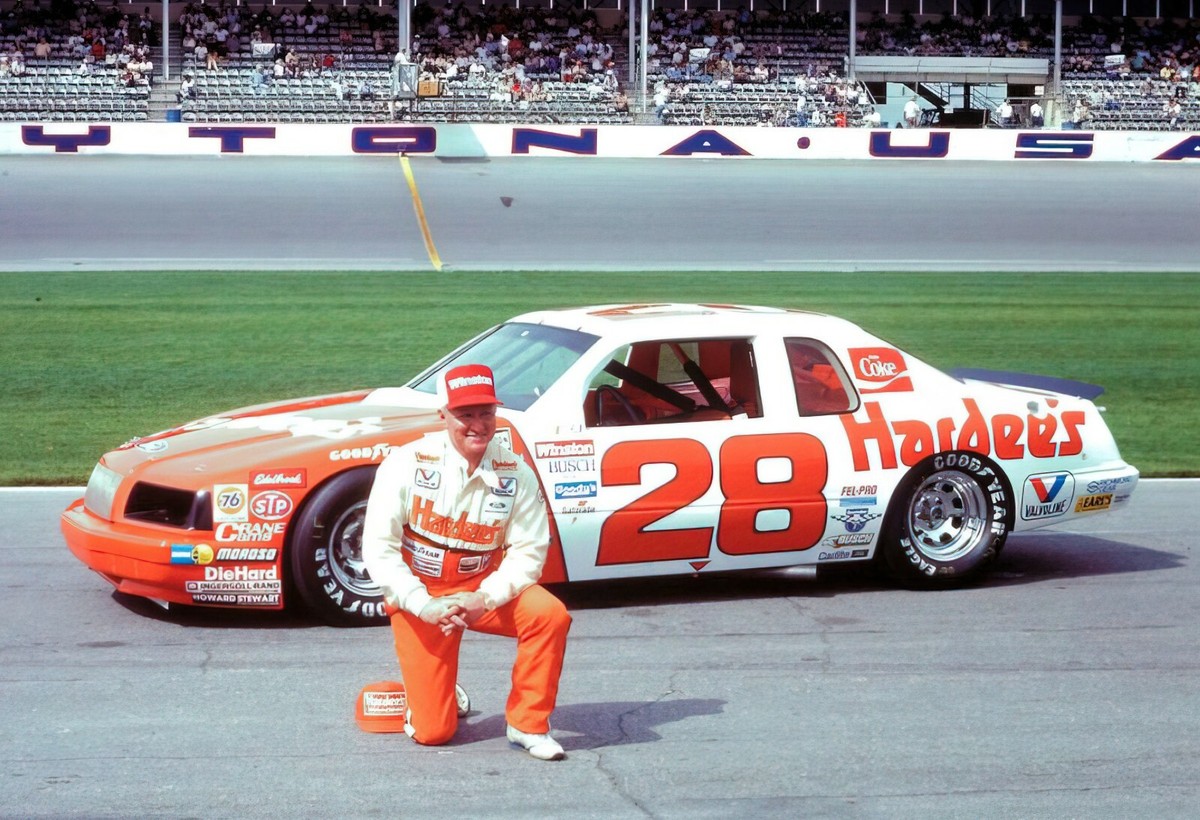 Cale Yarborough Hardees NASCAR 13x19 Poster Gloss Photo Print