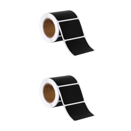2 Pieces Chalkboard Label Stickers Labels Storage Bins Thank You - Picture 7 of 12