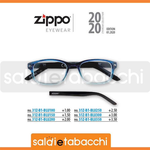Occhiale da lettura Zippo B-concept B1 Blu 1.50 | Acquisti Online su eBay