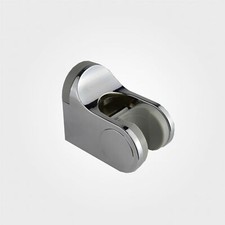 SHOWER HANDSET HOSE UNIVERSAL FIXED WALL BRACKET HOLDER CHROME