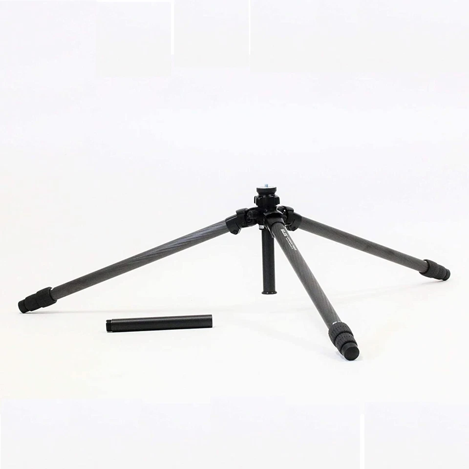 Tripé Slik fibra de carbono PRO CF-933 resistente tamanho completo tampa de até 80,5 pol./22 lb - Imagem 3 de 4