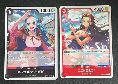One Piece Card Game TCG OP01-017 R Nico Robin Vivi Bandai Japan
