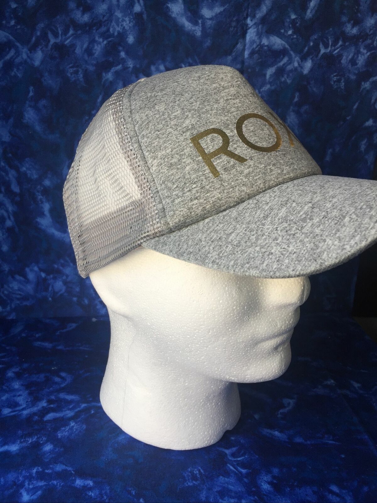 Roxy Gray Trucker Baseball Hat / Cap Adjustable - image 2