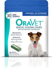Dental Chews for Dogs Oral Care and Hygiene Chews For Small Dogs 10-24 Lbs Blue