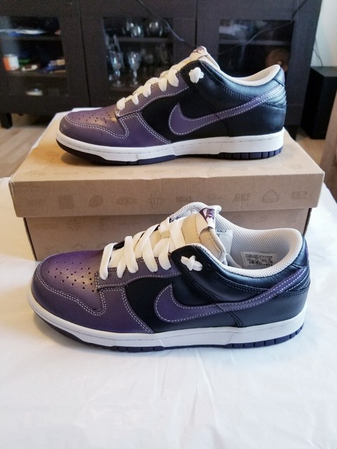 Size 9 - Nike Dunk Low Purple Black for sale online | eBay