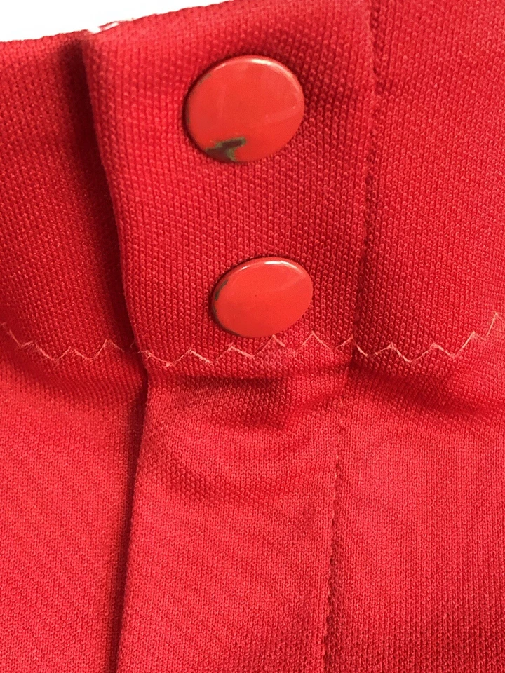 Pantalones BIKE Athletic Company Para Hombres L Grandes Rojos Béisbol Correr Entrenador Gimnasio Años 80 90 Foto 3 de 4