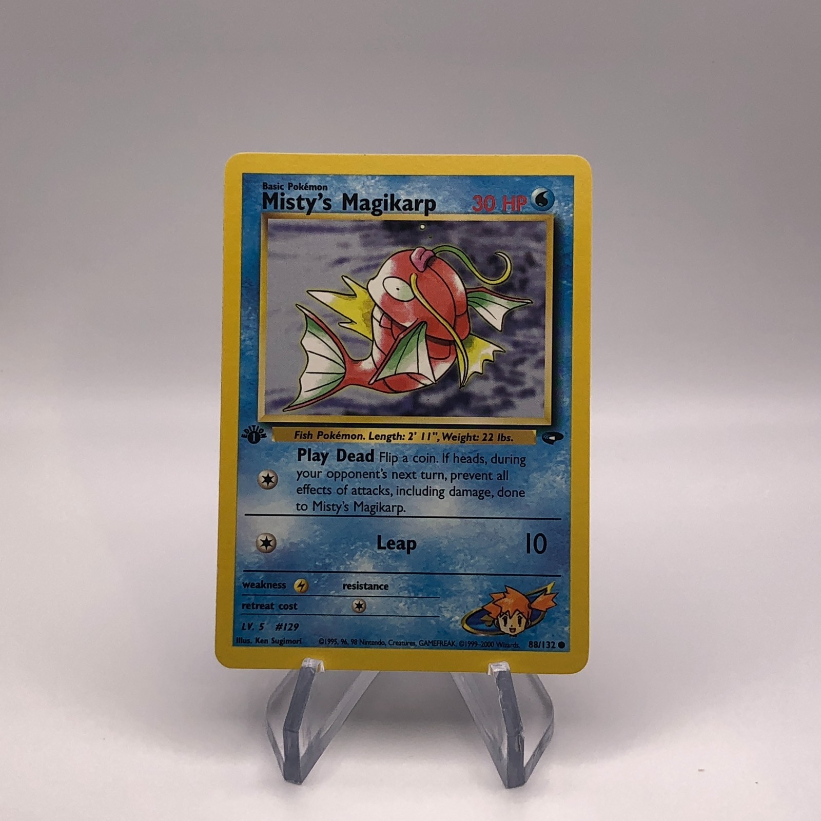 Pokemon 1st Edition Gym Challenge – Misty's Magikarp 88/132 – Common – NM
