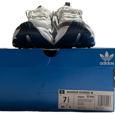 Adidas Magmur Runner W Women s Size 7.5 White Grey EE5045 Originals NEW