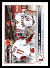 2022 Topps Update #US115 MVP Caliber (Mike Trout / Shohei Ohtani) VC